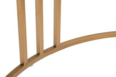 Мебель Garda Decor GY-08549 Стол журнальный с пуфом 84.5*84.5*47см арт. GY-08549