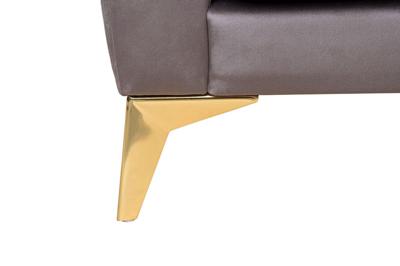 Мебель Garda Decor Кресло Сиена(Siena) велюр серый Colt017 17 83*82*93см арт. SIENA-К-2K-Colt017