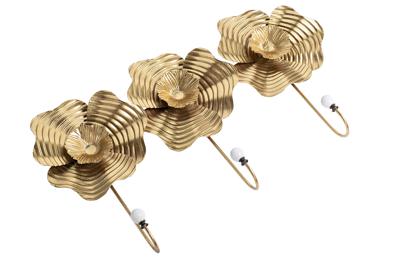 Аксессуар Garda Decor 37SM-06770 Крючки настенные "Цветы" 31,1*55,9*7см арт. 37SM-06770