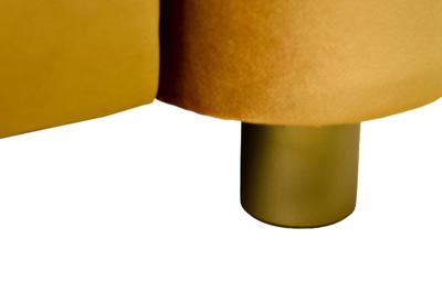 Диван Garda Decor Диван Треви(Trevi) 230М(К) трехм раскл с кантом оранж Velv ORANG+Lattice ORANG 232*103*88см арт. TREVI-230M-3К-Velv ORANG+Lattice ORANG
