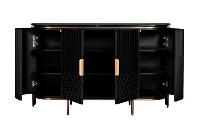 Комод Garda Decor 77IP-2310 Комод черный  150*55*90см арт. 77IP-2310