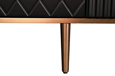 Комод Garda Decor 77IP-2310 Комод черный  150*55*90см арт. 77IP-2310