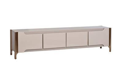 Мебель Garda Decor 77IP-GD008-TV/1 Тумба под телевизор Гримальди (Grimaldi) светлая 200*40*50см арт. 77IP-GD008-TV/1