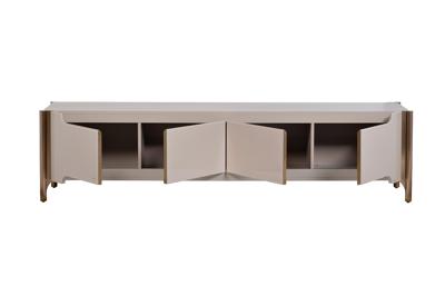 Мебель Garda Decor 77IP-GD008-TV/1 Тумба под телевизор Гримальди (Grimaldi) светлая 200*40*50см арт. 77IP-GD008-TV/1