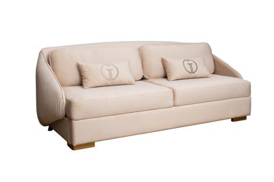 Диван Garda Decor Диван Палаццо(Palazzo) 240М трехм. раскладной беж Ром07+Ром07 240*105*95см арт. PALAZZO-240M-ROM07