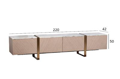 Мебель Garda Decor 58DB-23185 Тумба под телевизор 220*42*50см арт. 58DB-23185