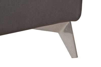 Кровать Garda Decor Кровать Сиена(Siena) без мех.велюр серый Colt017 199*222*116см арт. Siena2К-160-Colt017