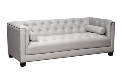 Мебель Garda Decor Диван Санремо(Sanremo) трехмест. велюр св.серый Colt030 201*86*74см арт. SANREMO-2K-Colt030