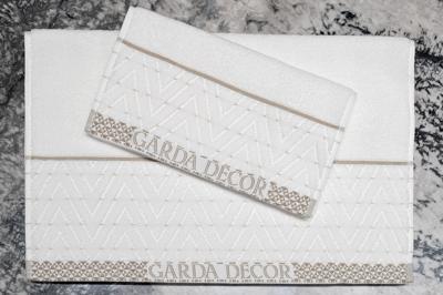 Подарок Garda Decor 119VAL-00101 Полотенце Орсетто белое 30*50 арт. 119VAL-00101