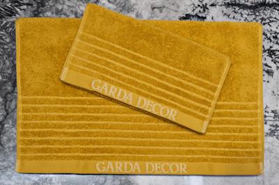 Подарок Garda Decor 119VAL-11144 Полотенце Стелла горчичное 50*90 арт. 119VAL-11144