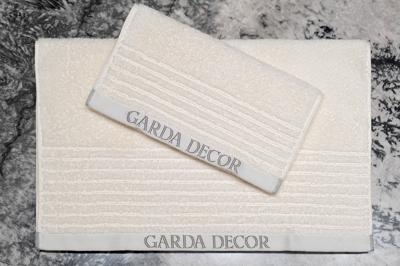 Подарок Garda Decor 119VAL-02103 Полотенце Стелла кремовое 70*140 арт. 119VAL-02103