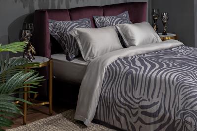 Пододеяльник Garda Decor 144HF-41001 Пододеяльник Саванна принт тенсель серый 220*200 арт. 144HF-41001