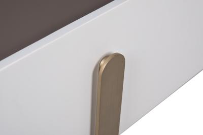 Мебель Garda Decor 77IP-20863 Тумбочка светлая с металл. каркасом 58*40*55см арт. 77IP-20863