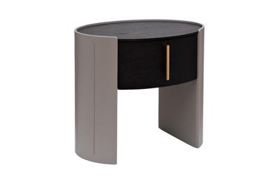 Мебель Garda Decor 77IP-30300 Тумбочка 1 ящик темный шпон 59*42*55см арт. 77IP-30300