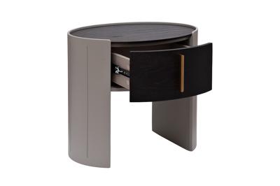 Мебель Garda Decor 77IP-30300 Тумбочка 1 ящик темный шпон 59*42*55см арт. 77IP-30300