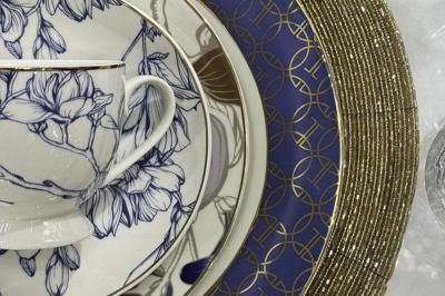 Аксессуар Garda Decor 150ARF-22318 Набор сервировочных салфеток,бисер,золото d35см(2шт)+10см(2шт) арт. 150ARF-22318