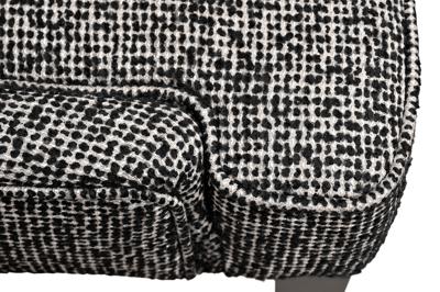Мебель Garda Decor Стул Элегантный(Elegante) рогожка золото/черный Santo302-CHZOL 56*65*101см арт. ELEGANTE-3K-Santo302-CHZOL