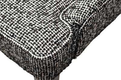 Мебель Garda Decor Стул Элегантный(Elegante) рогожка золото/черный Santo302-CHZOL 56*65*101см арт. ELEGANTE-3K-Santo302-CHZOL