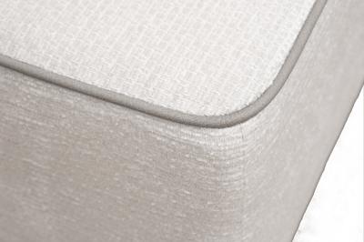 Мебель Garda Decor Банкетка Стелла(Stella) 60 прямоугольная св.бежевый Koza2601-ECRU+Nev21 60*38*40см арт. STELLA-60-2K-Koza2601+Nev21