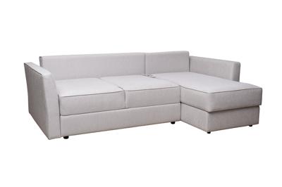 Мебель Garda Decor Диван Сорренто(Sorrento) 230 с канапе трехмест.раскл (Еврокнижка) Koza3803-SVSER+Nev83 230*156*90см арт. SORRENTO-230-Koza3803-SVSER+Nev83