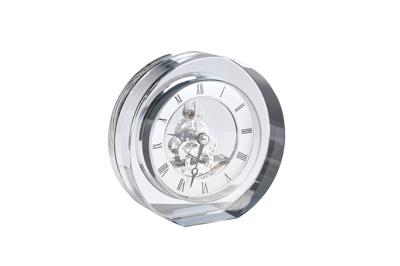 Часы Garda Decor C81071 Часы настольные круглые, 12*5.3*12 см. цвет серебряный арт. C81071