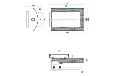 Бра Garda Decor 91GH-21770 Бра, золото 15*23см арт. 91GH-21770