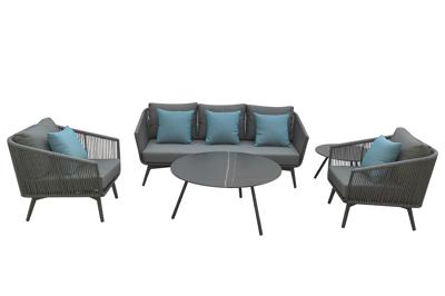 Диван Garda Decor 129KN-02613 Диван трехместный "АРИАЛ (ARIAL)" уличный серый 188*80*75см арт. 129KN-02613
