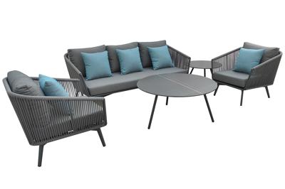 Диван Garda Decor 129KN-02613 Диван трехместный "АРИАЛ (ARIAL)" уличный серый 188*80*75см арт. 129KN-02613