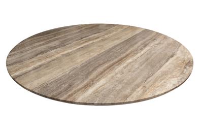 Мебель Garda Decor KFG205  Стол обеденный d150*76см каменная столешница, шпон арт. KFG205
