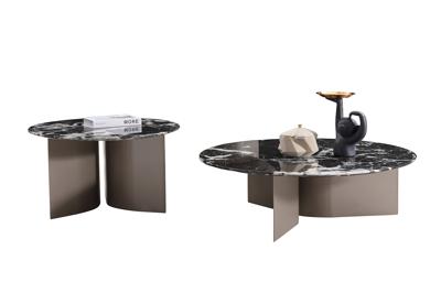 Стол журнальный Garda Decor 57EL-10310 Стол журнальный черный d95*30см арт. 57EL-10310