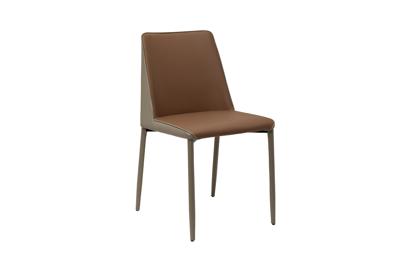 Мебель Garda Decor 163YH-06995 Стул обеденный экокожа терракота/бежевый 55*45*82см арт. 163YH-06995