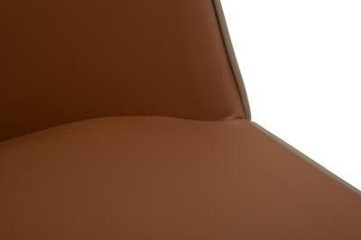 Мебель Garda Decor 163YH-06995 Стул обеденный экокожа терракота/бежевый 55*45*82см арт. 163YH-06995