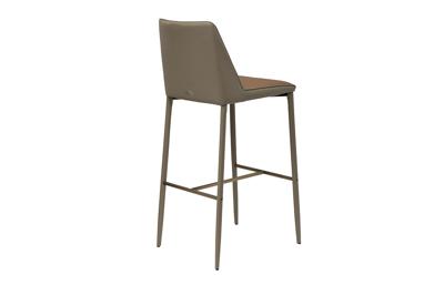 Стул барный Garda Decor 163YH-16995 Стул барный экокожа терракота/бежевый  55*44*103см арт. 163YH-16995