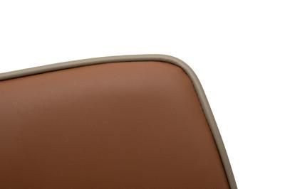 Стул барный Garda Decor 163YH-16995 Стул барный экокожа терракота/бежевый  55*44*103см арт. 163YH-16995