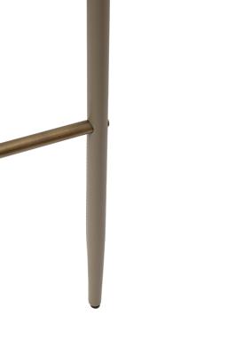 Стул барный Garda Decor 163YH-16995 Стул барный экокожа терракота/бежевый  55*44*103см арт. 163YH-16995