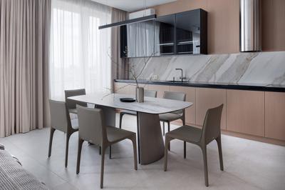 Мебель Garda Decor 160KD-80060 Стул обеденный экокожа бежевый 56*48*81см арт. 160KD-80060