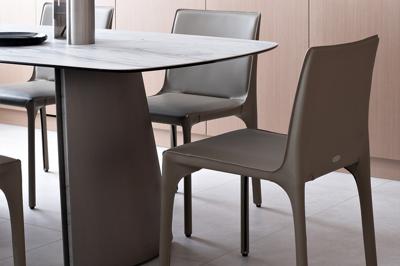 Мебель Garda Decor 160KD-80060 Стул обеденный экокожа бежевый 56*48*81см арт. 160KD-80060