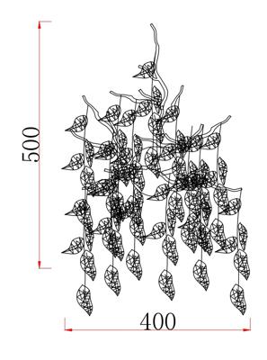 Бра Garda Decor 86-11022 Бра h.45см, металл цвет золото арт. 86-11022