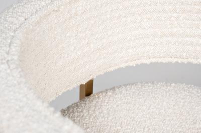 Мебель Garda Decor GY-08504 Стул букле бежевый/матовое золото 60*55*73см арт. GY-08504