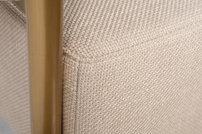 Мебель Garda Decor GY-08842 Кресло серое/матовое золото 95,5*82*77см арт. GY-08842