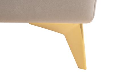 Кровать Garda Decor Кровать Сиена(Siena) без мех.велюр бежевый Colt002 199*222*116см арт. Siena2К-160-Colt002