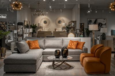 Диван Garda Decor Комплект мебели №45 диван Манчестер(Manchester-M)угловой с механизмом арт. Modular set Manchester №45 transformable