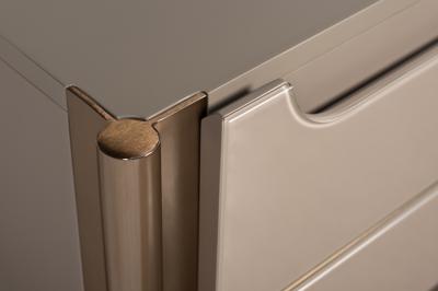 Мебель Garda Decor 77IP-GD011-T/1 Тумбочка Гримальди (Grimaldi) светлая 60*50*51см арт. 77IP-GD011-T/1