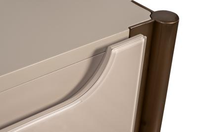 Мебель Garda Decor 77IP-GD011-T/1 Тумбочка Гримальди (Grimaldi) светлая 60*50*51см арт. 77IP-GD011-T/1
