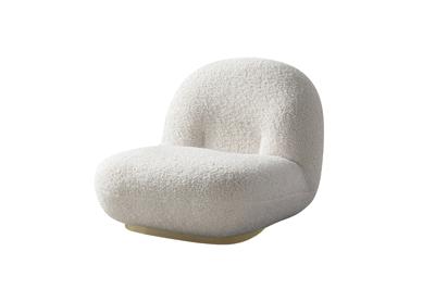 Мебель Garda Decor 87YY-21045 Кресло Альбано (Albano) иск.мех белый 75*88*64см арт. 87YY-21045