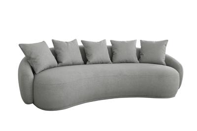 Остальные предметы Garda Decor 87YY-22085 Диван Форли (Forli) светло-серый 250*116*72см арт. 87YY-22085