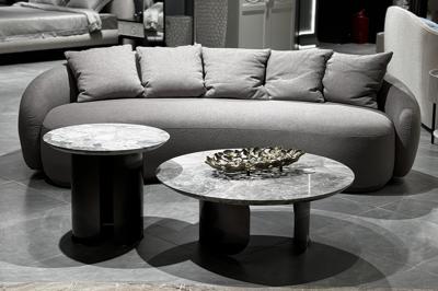Остальные предметы Garda Decor 87YY-22085 Диван Форли (Forli) светло-серый 250*116*72см арт. 87YY-22085