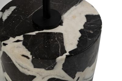 Стол журнальный Garda Decor 33FS-08100 Стол журнальный стекло / черный мрамор d55*55см арт. 33FS-08100