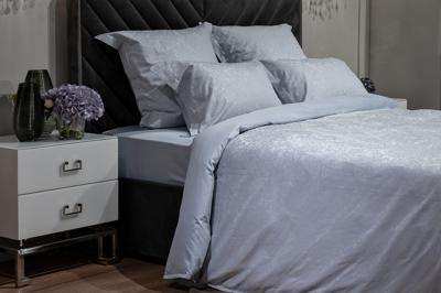 Подарок Garda Decor 130HB-00031 Комплект постельного белья Илария,голубой, 200*220-1шт,50*70-2шт арт. 130HB-00031