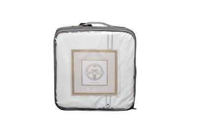 Подарок Garda Decor 175SMR-17503 Комплект постельного белья с вышивкой Арктик, серый, Семейный (145*210-2шт) арт. 175SMR-17503